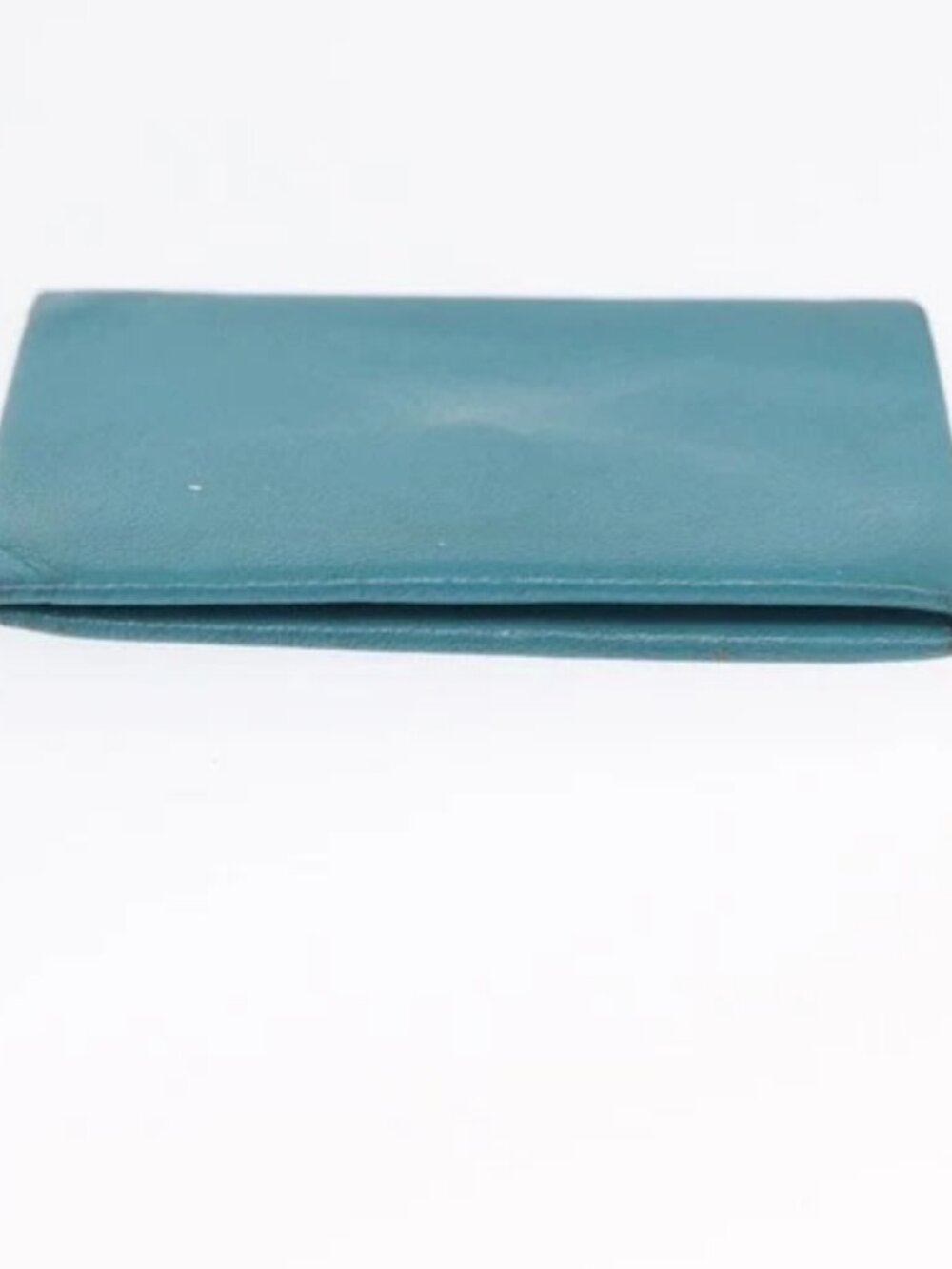 HERMES Clutch Bag Cotton Leather 2 Set Red Blue Auth bs32605 - Picture 13 of 16